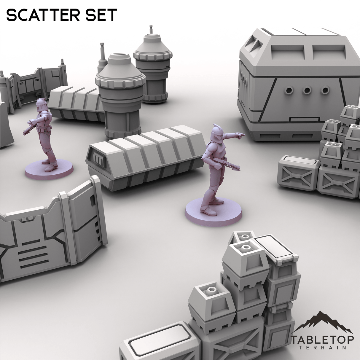 Tabletop Terrain Scatter Terrain Scatter Set - To'ka Station