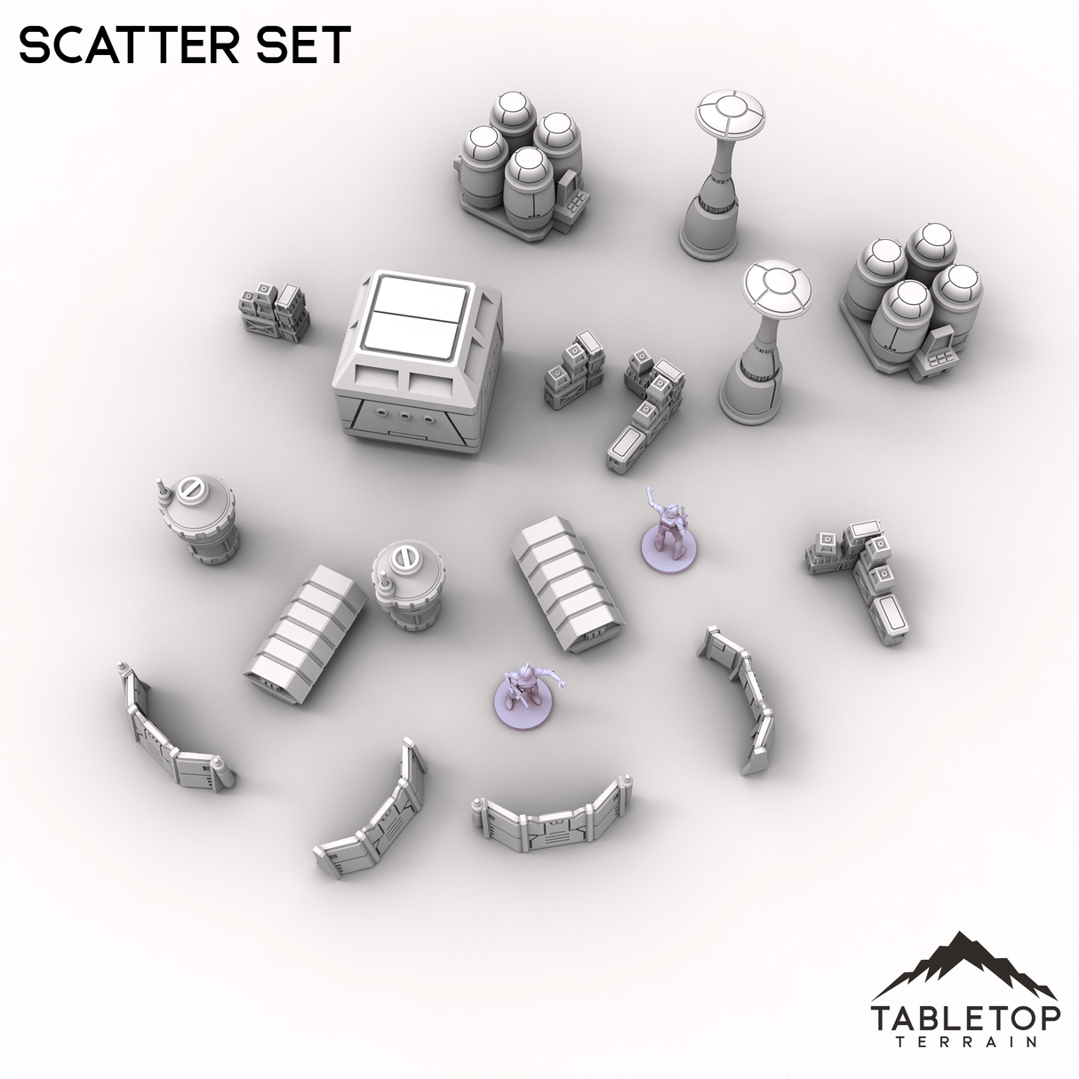 Tabletop Terrain Scatter Terrain Scatter Set - To'ka Station