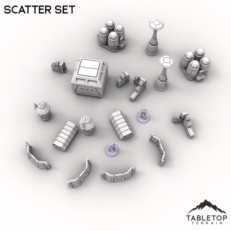 Tabletop Terrain Scatter Terrain Scatter Set - To'ka Station