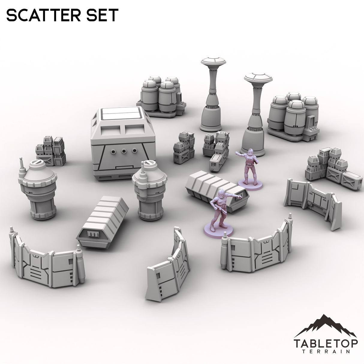 Tabletop Terrain Scatter Terrain Scatter Set - To'ka Station