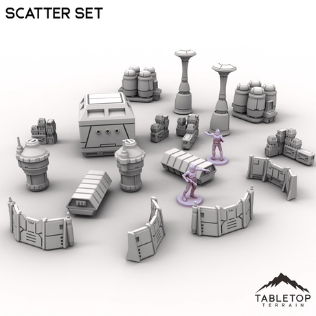 Tabletop Terrain Scatter Terrain Scatter Set - To'ka Station