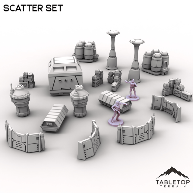 Tabletop Terrain Scatter Terrain Scatter Set - To'ka Station