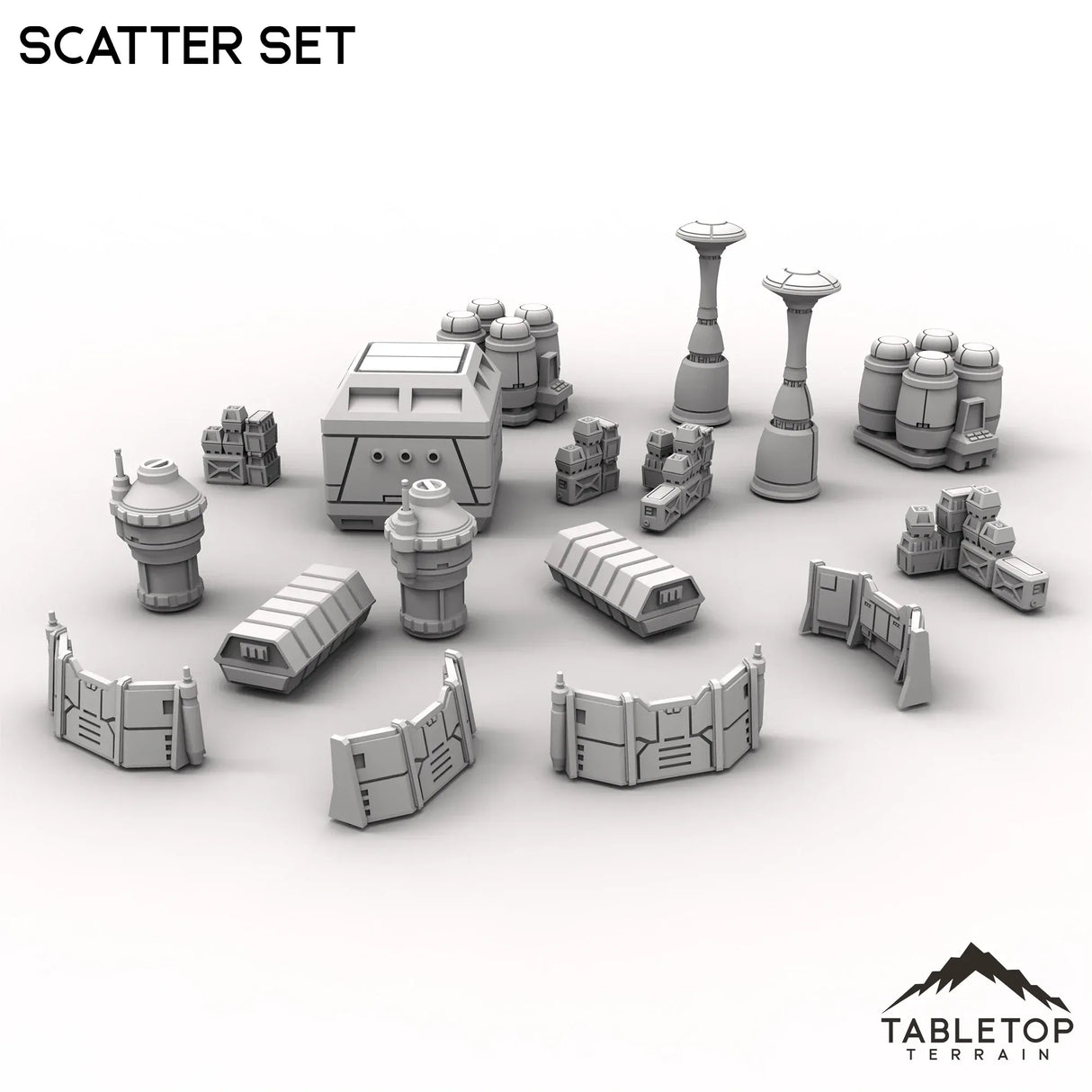 Tabletop Terrain Scatter Terrain Scatter Set - To'ka Station