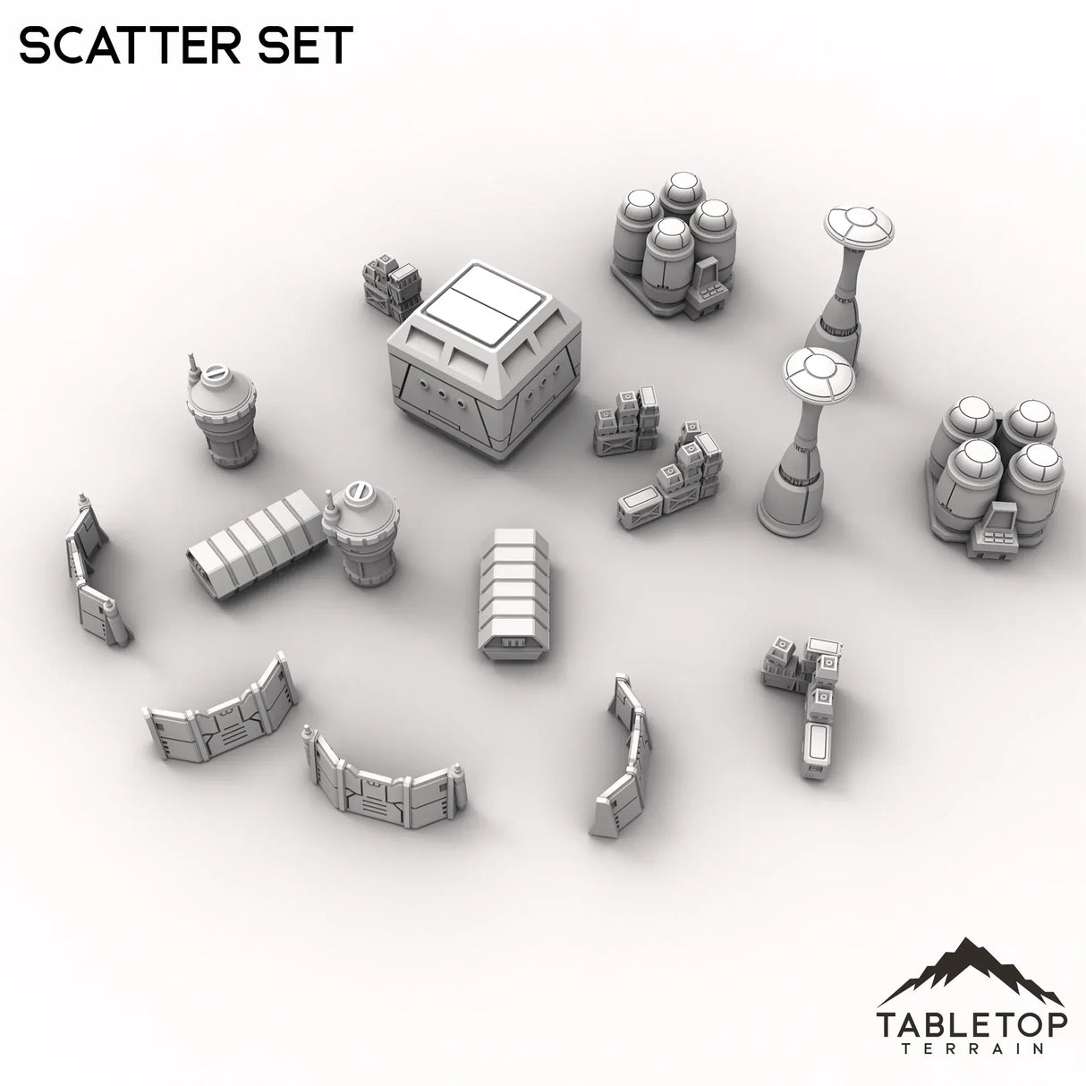 Tabletop Terrain Scatter Terrain Scatter Set - To'ka Station