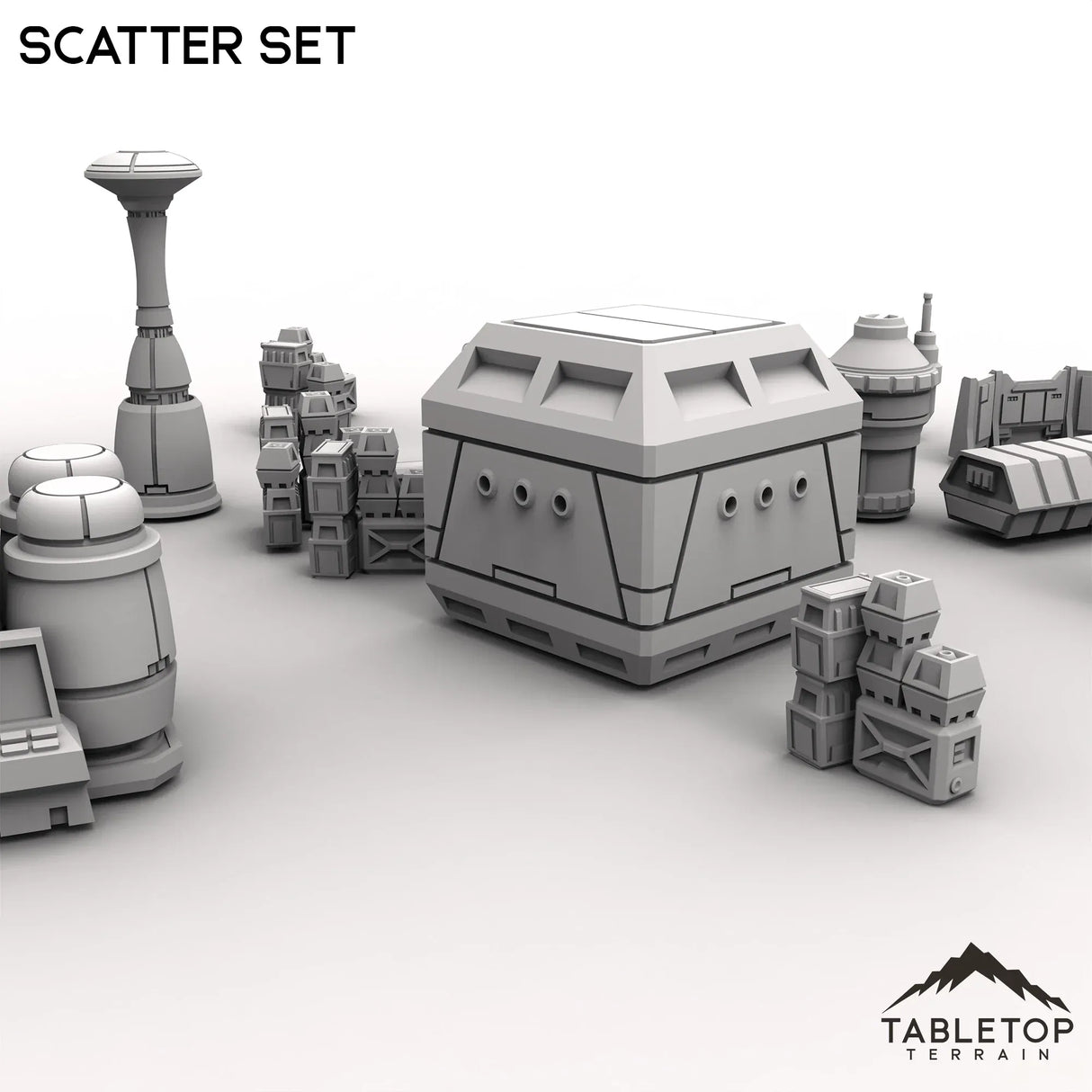 Tabletop Terrain Scatter Terrain Scatter Set - To'ka Station