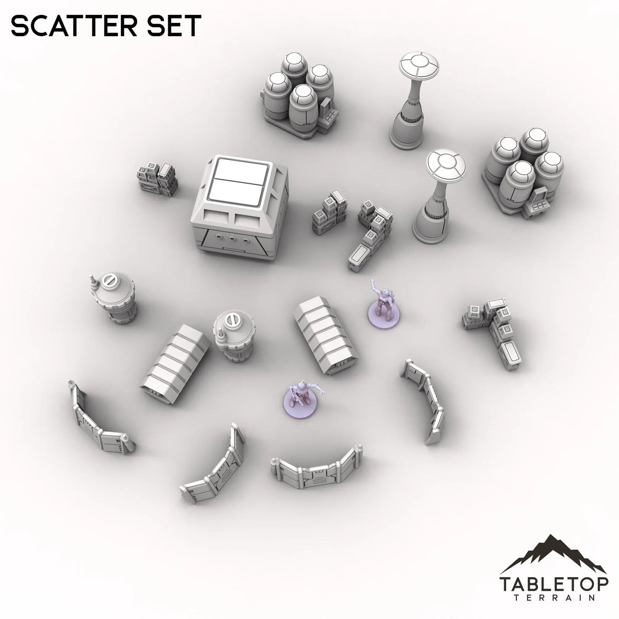 Tabletop Terrain Scatter Terrain Scatter Set - To'ka Station