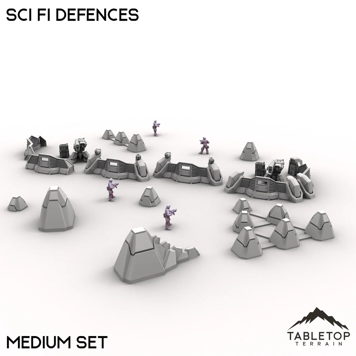 Tabletop Terrain Scatter Terrain Sci Fi Defences