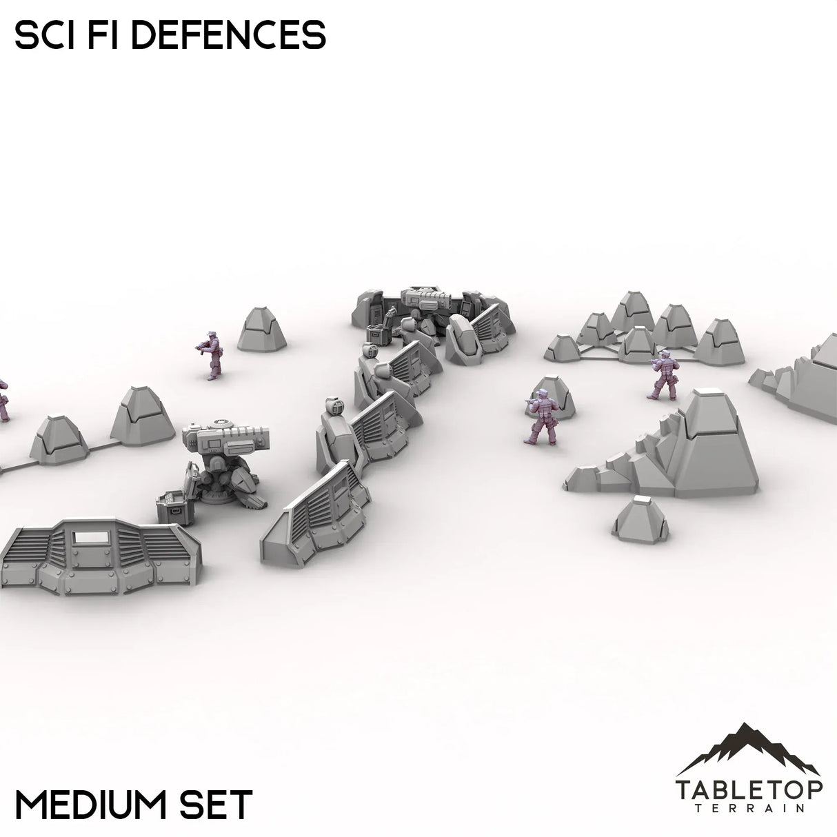 Tabletop Terrain Scatter Terrain Sci Fi Defences