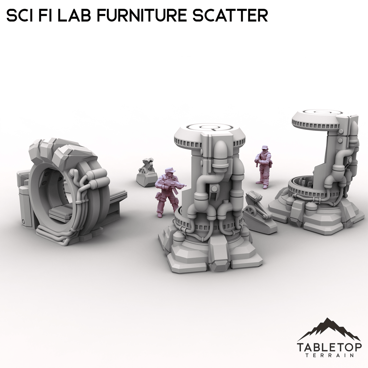 Tabletop Terrain Scatter Terrain Sci Fi Lab Furniture Scatter