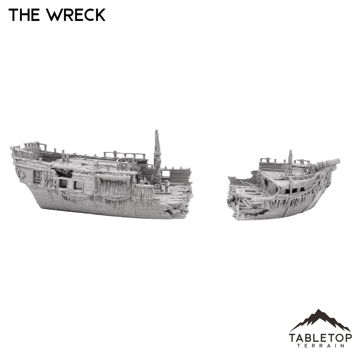Tabletop Terrain Scatter Terrain The Wreck - Pirate Scatter Terrain