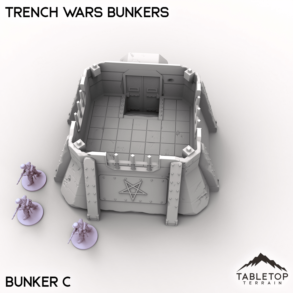 Tabletop Terrain Scatter Terrain Trench Wars Bunkers