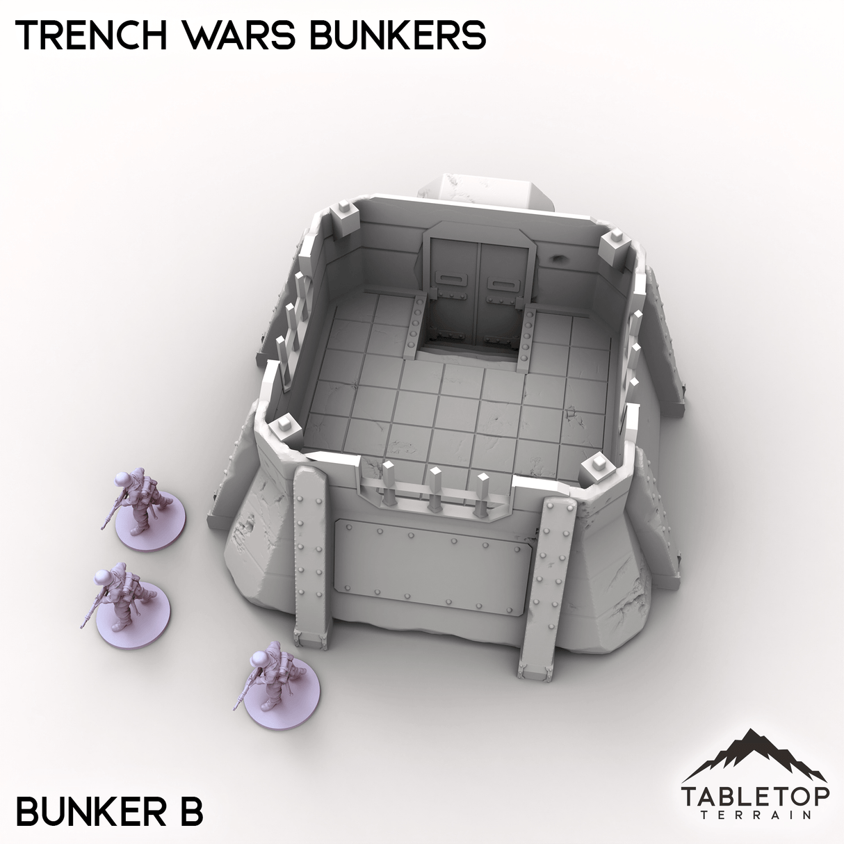Tabletop Terrain Scatter Terrain Trench Wars Bunkers