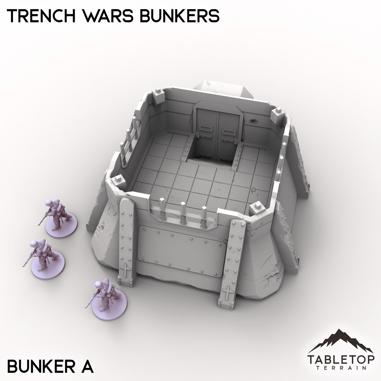 Tabletop Terrain Scatter Terrain Trench Wars Bunkers