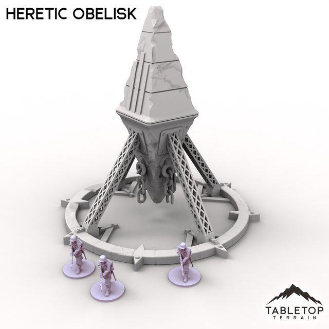 Tabletop Terrain Scatter Terrain Trench Wars Heretic Obelisk