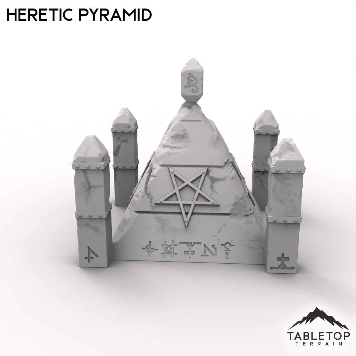 Tabletop Terrain Scatter Terrain Trench Wars Heretic Pyramid