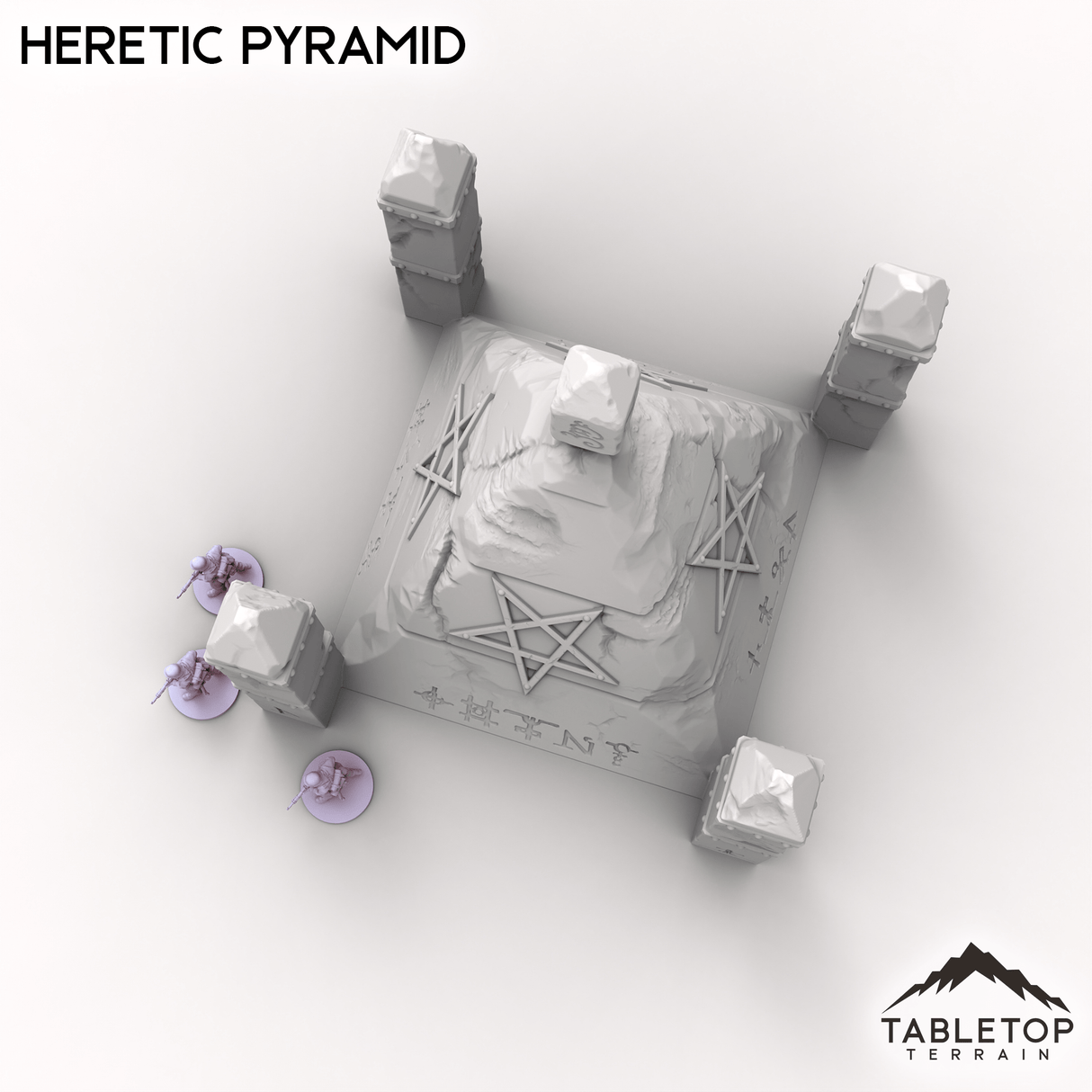 Tabletop Terrain Scatter Terrain Trench Wars Heretic Pyramid