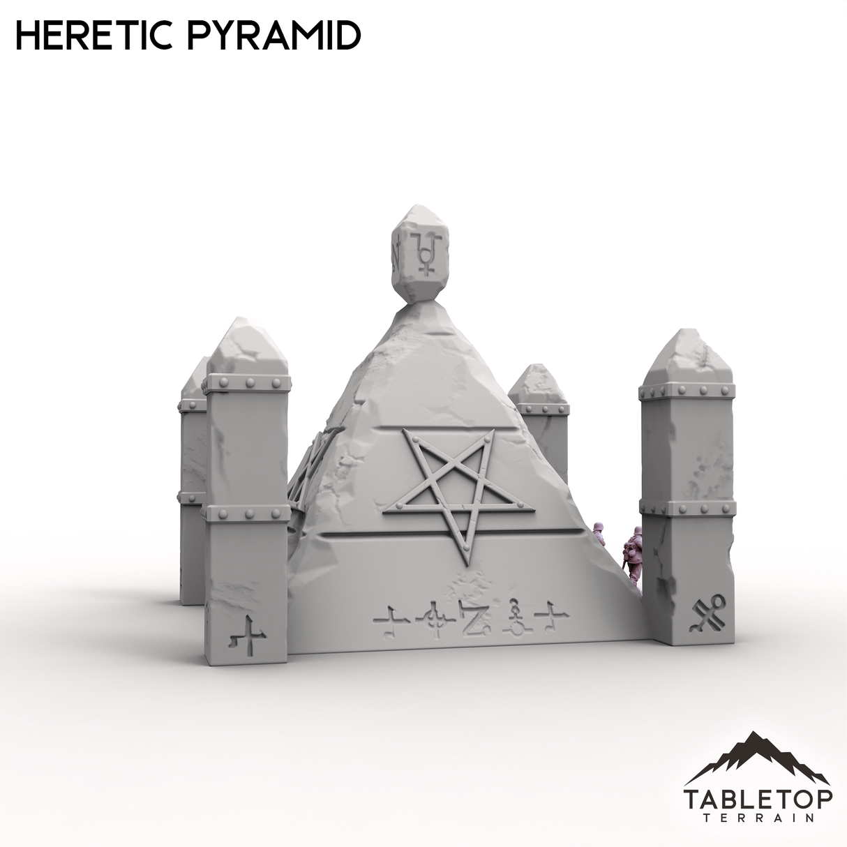 Tabletop Terrain Scatter Terrain Trench Wars Heretic Pyramid