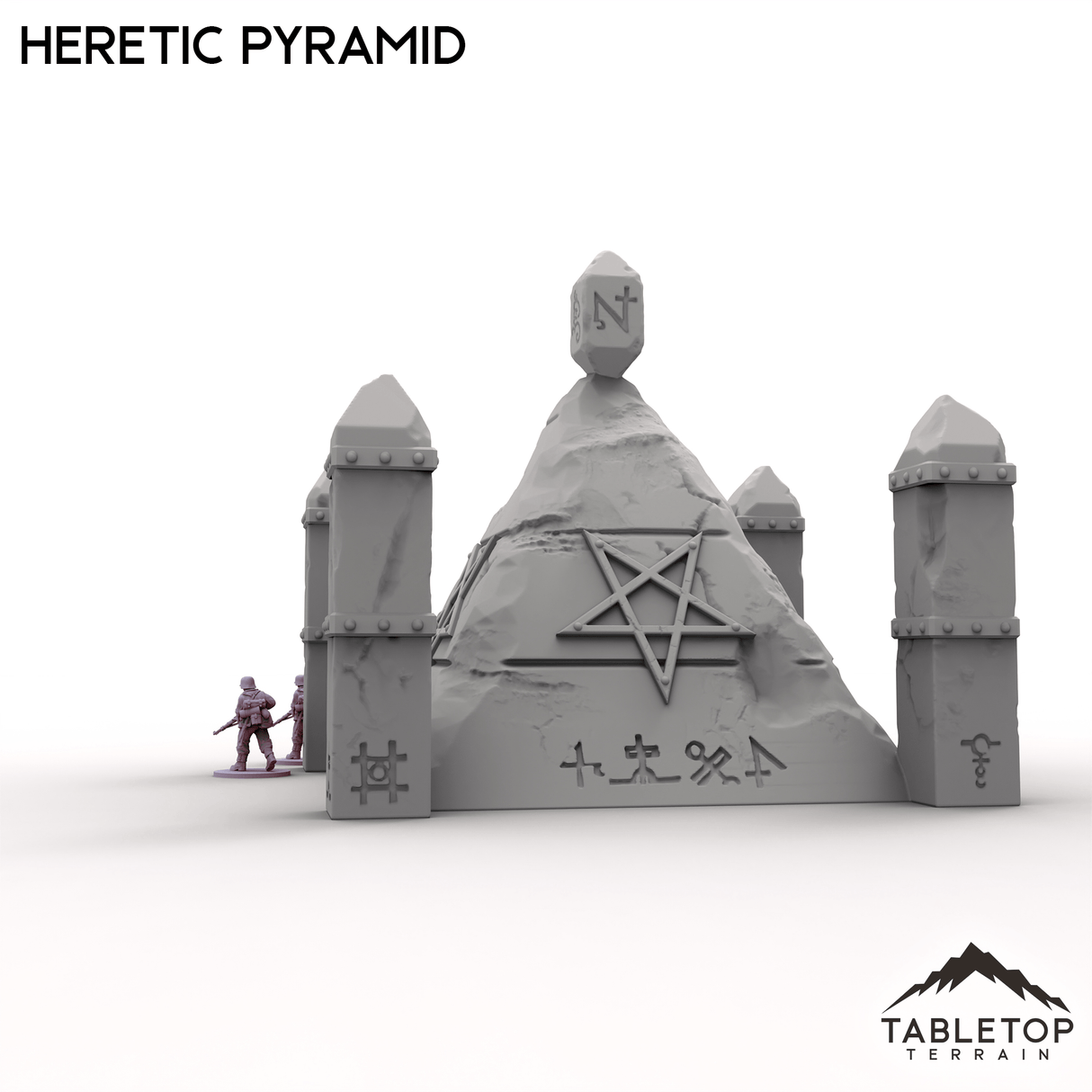 Tabletop Terrain Scatter Terrain Trench Wars Heretic Pyramid