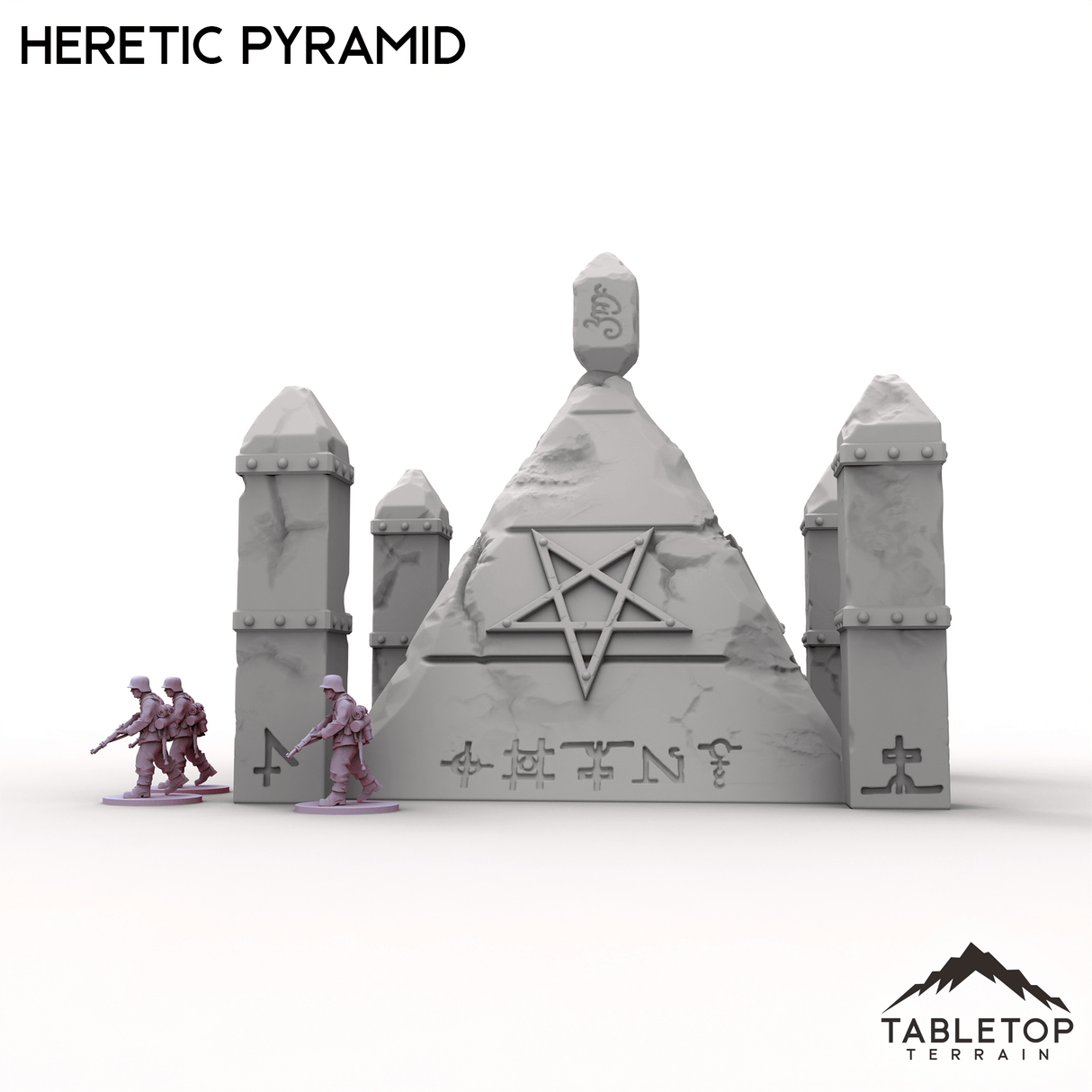 Tabletop Terrain Scatter Terrain Trench Wars Heretic Pyramid