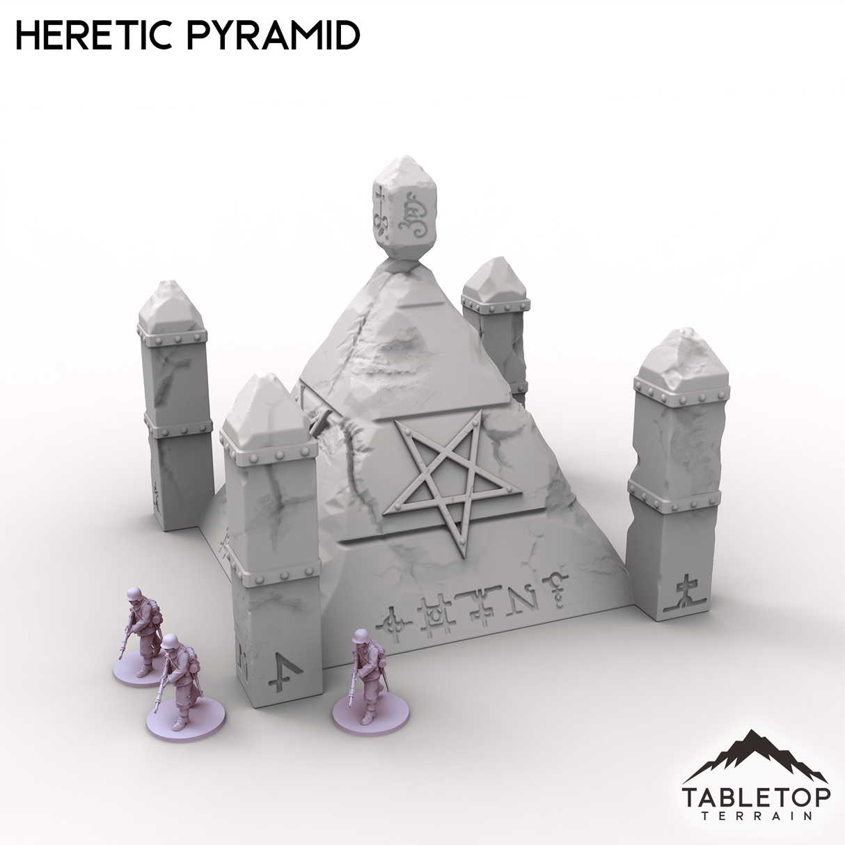 Tabletop Terrain Scatter Terrain Trench Wars Heretic Pyramid