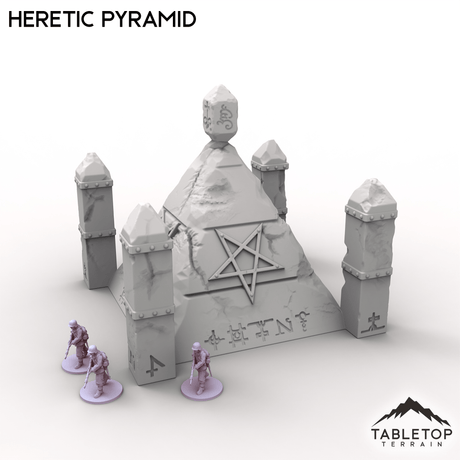 Tabletop Terrain Scatter Terrain Trench Wars Heretic Pyramid