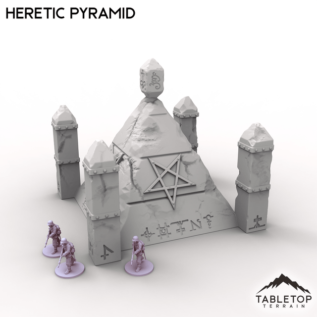 Tabletop Terrain Scatter Terrain Trench Wars Heretic Pyramid
