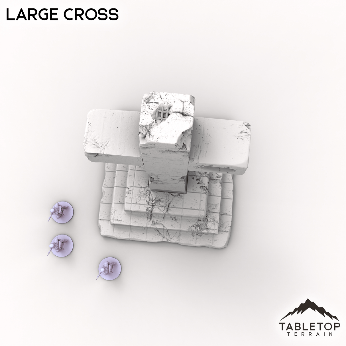 Tabletop Terrain Scatter Terrain Trench Wars Large Cross