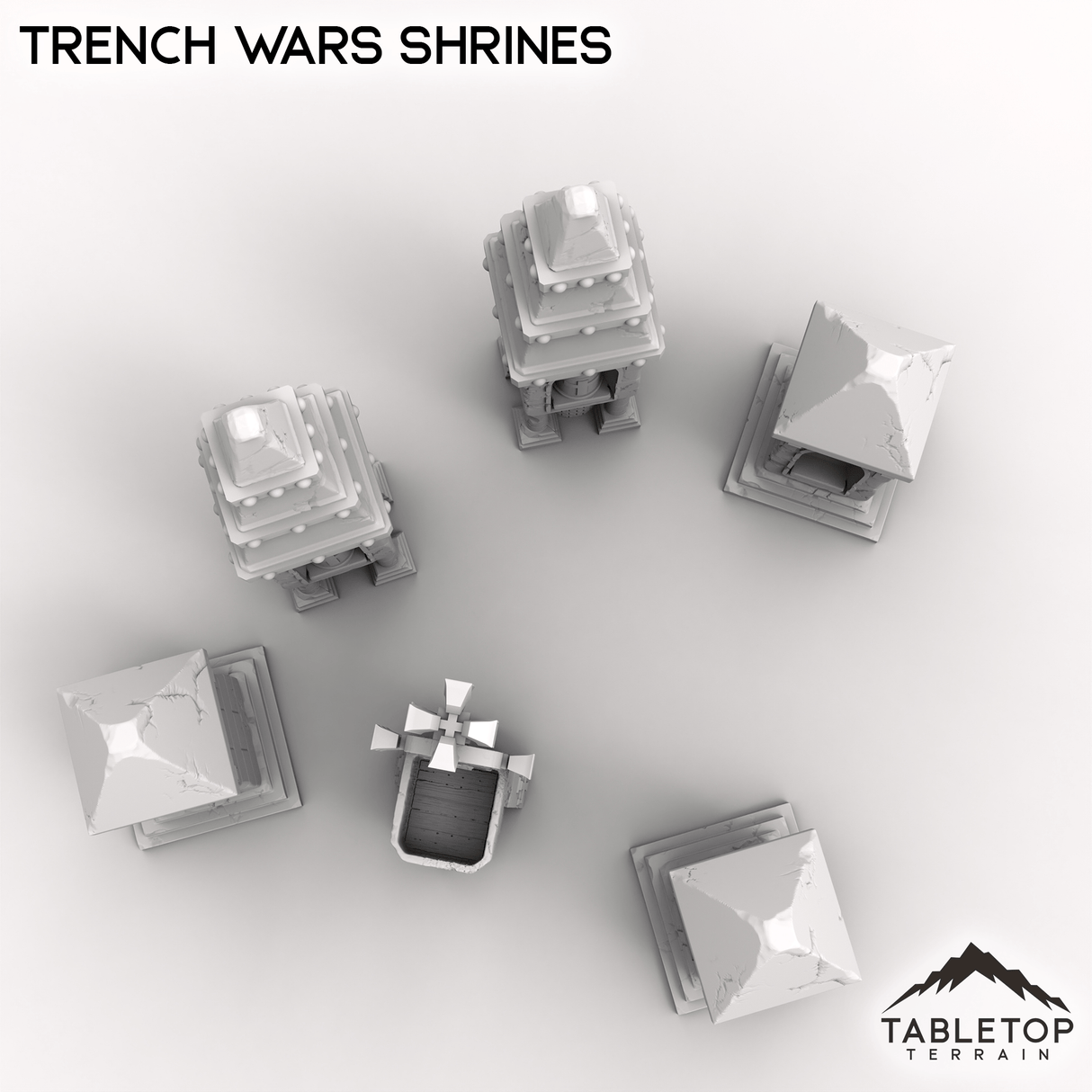 Tabletop Terrain Scatter Terrain Trench Wars Shrines