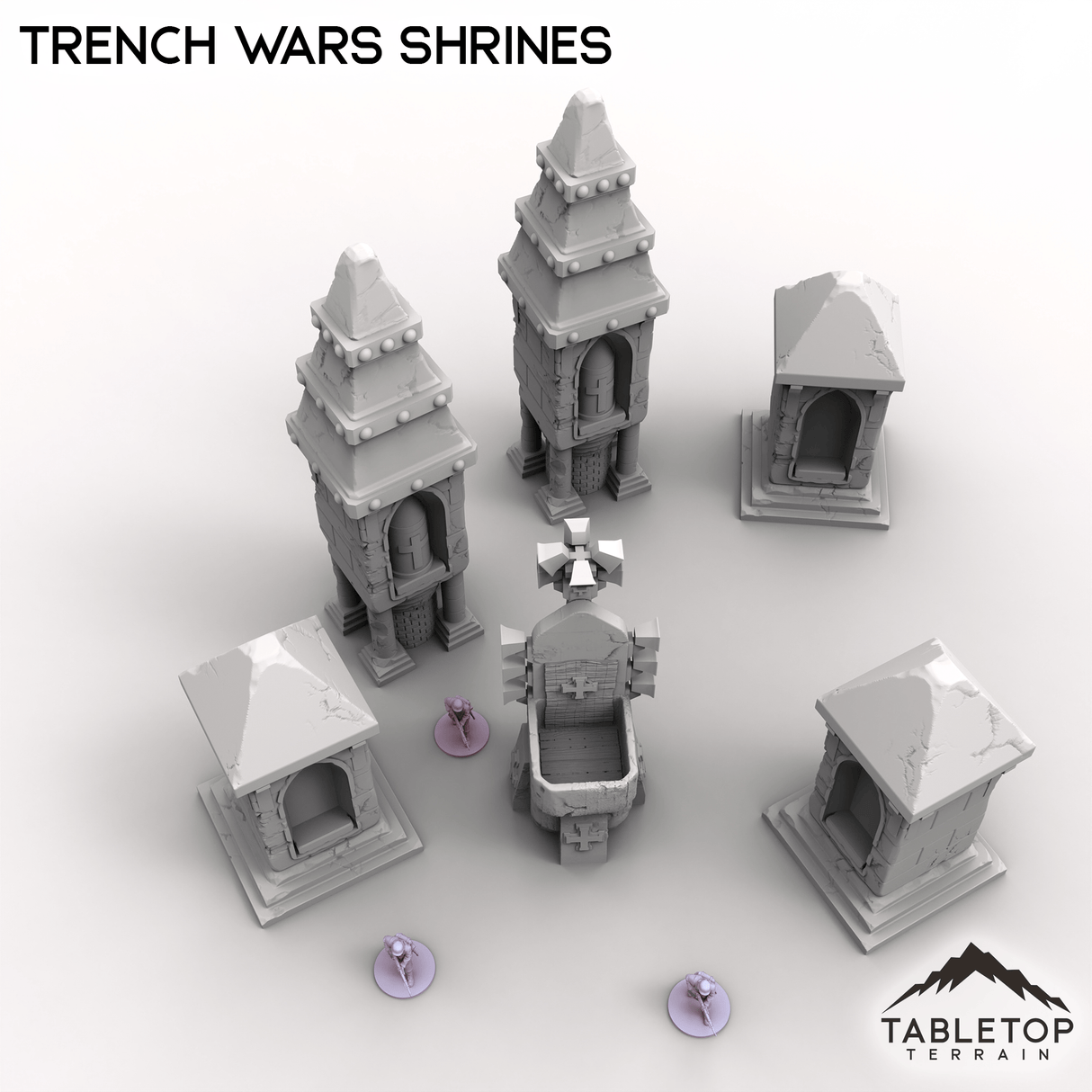 Tabletop Terrain Scatter Terrain Trench Wars Shrines
