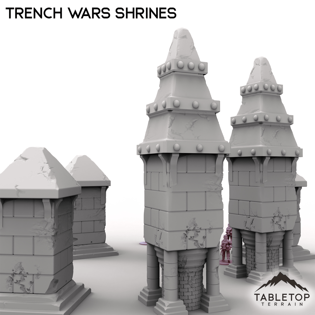 Tabletop Terrain Scatter Terrain Trench Wars Shrines