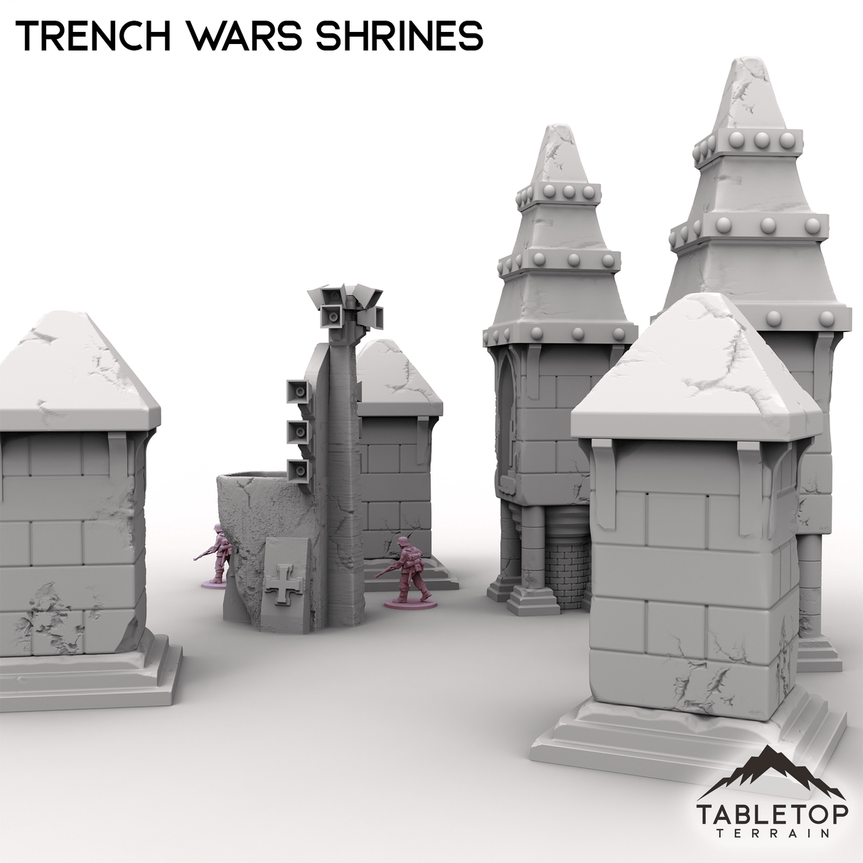 Tabletop Terrain Scatter Terrain Trench Wars Shrines