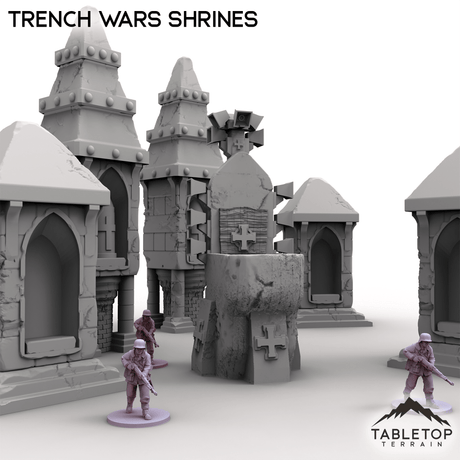 Tabletop Terrain Scatter Terrain Trench Wars Shrines