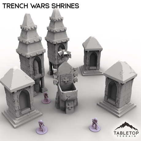 Tabletop Terrain Scatter Terrain Trench Wars Shrines