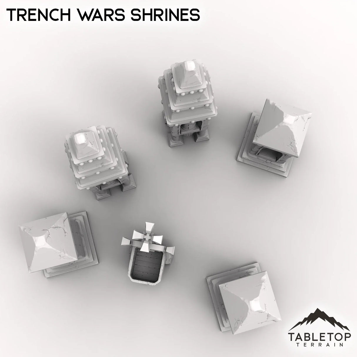 Tabletop Terrain Scatter Terrain Trench Wars Shrines