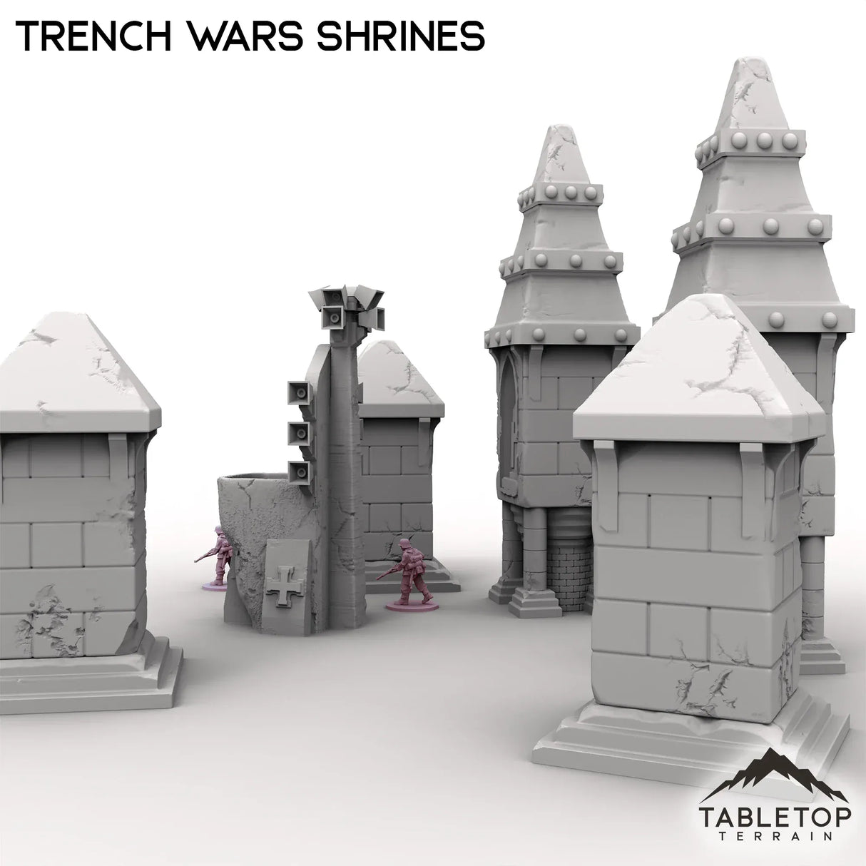 Tabletop Terrain Scatter Terrain Trench Wars Shrines