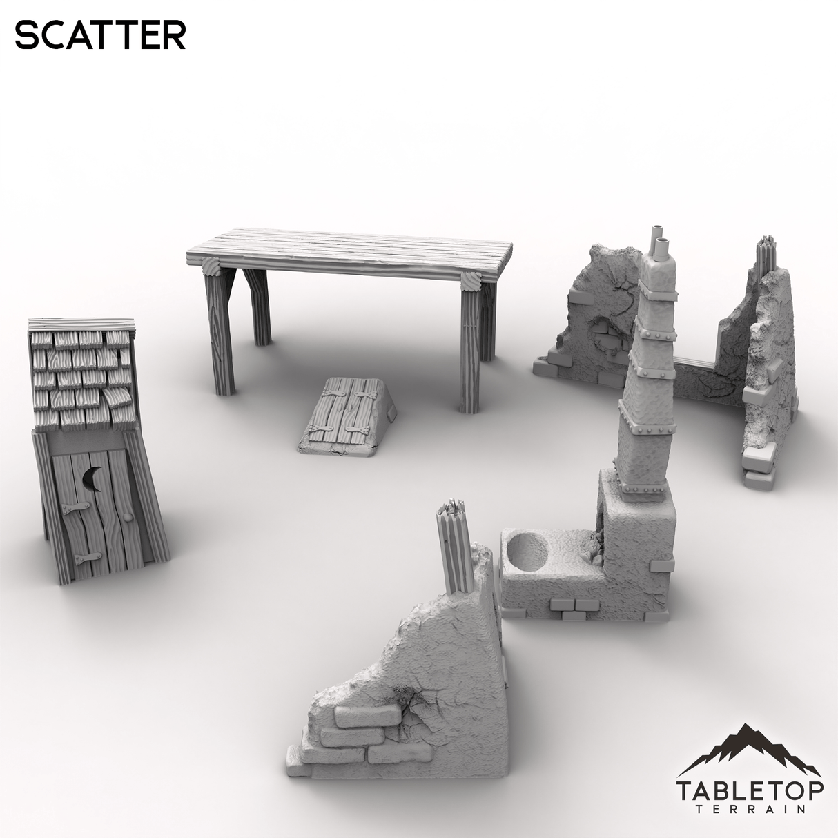 Tabletop Terrain Scatter Terrain Vexed Village - Scatter