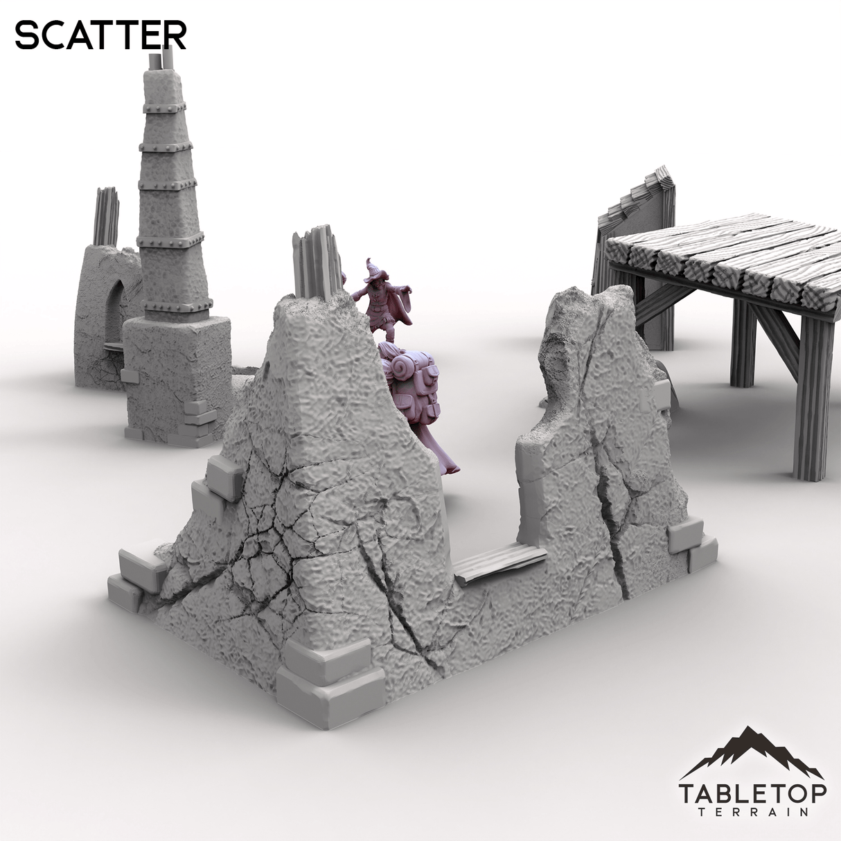 Tabletop Terrain Scatter Terrain Vexed Village - Scatter