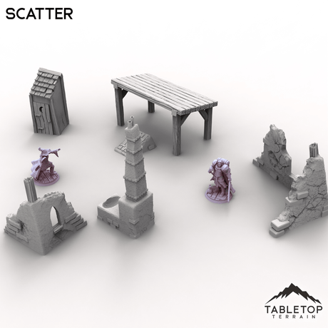 Tabletop Terrain Scatter Terrain Vexed Village - Scatter