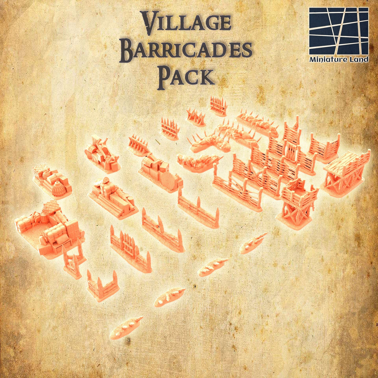 Tabletop Terrain Scatter Terrain Village Barricades
