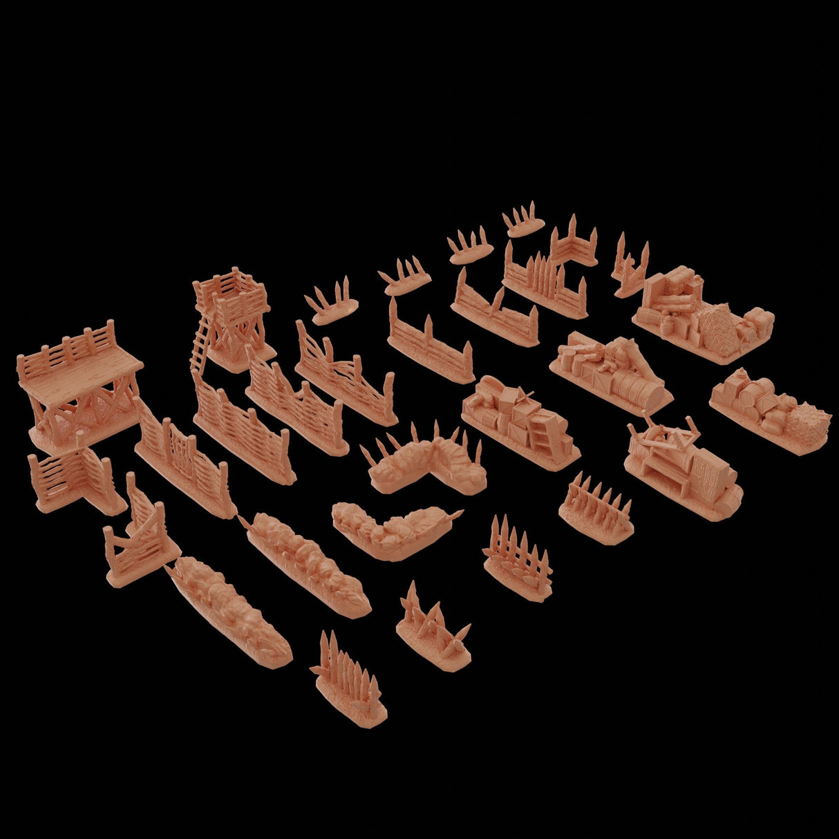 Tabletop Terrain Scatter Terrain Village Barricades