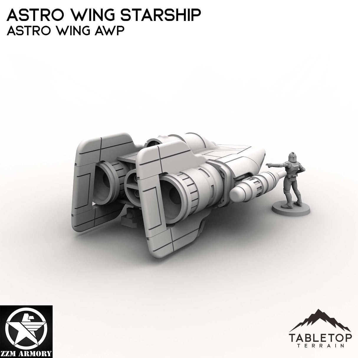 Tabletop Terrain Ship Astro Wing Starship