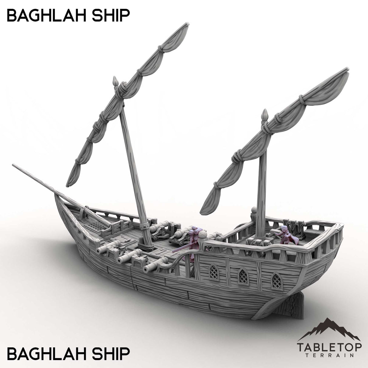 Tabletop Terrain Ship Baghlah Ship
