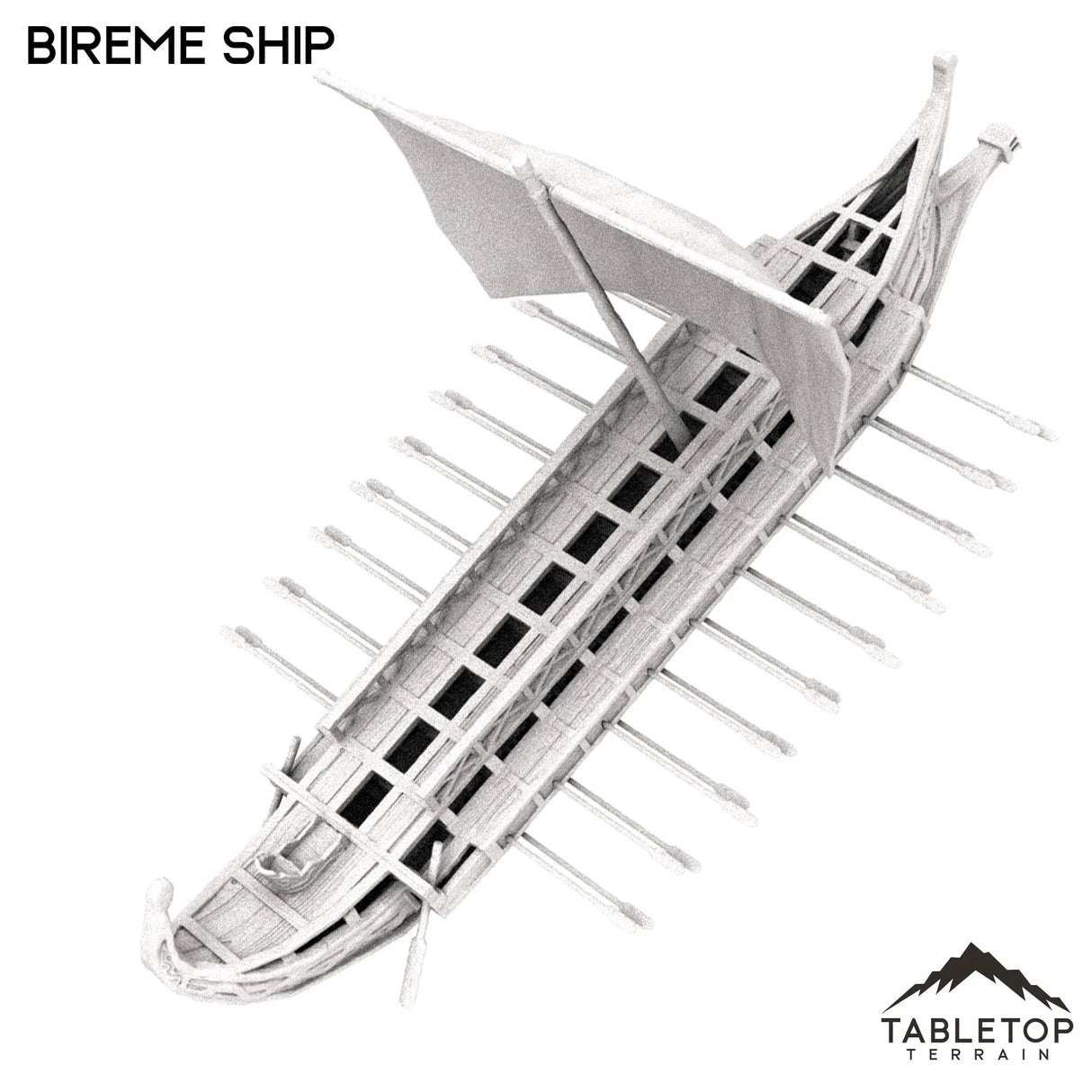 Tabletop Terrain Ship Bireme Ship