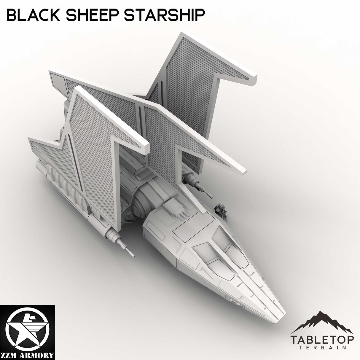 Tabletop Terrain Ship Black Sheep Starship