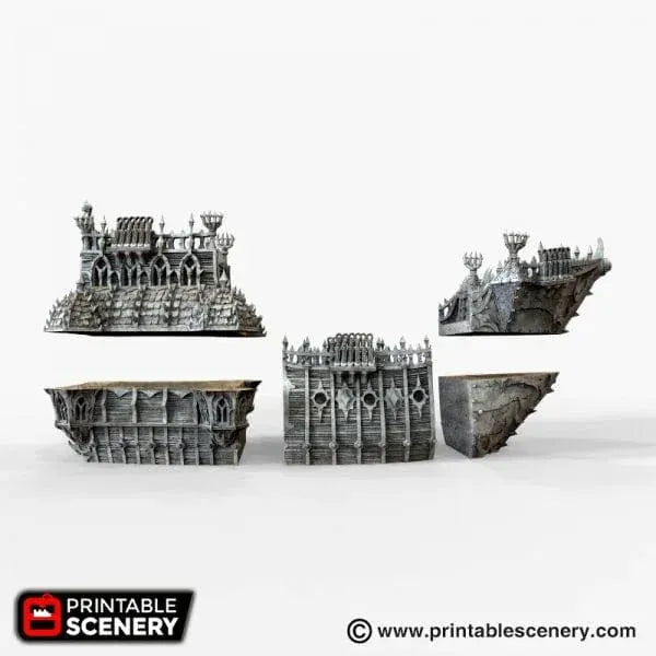 Tabletop Terrain Ship Black Ship - Pirate Ship