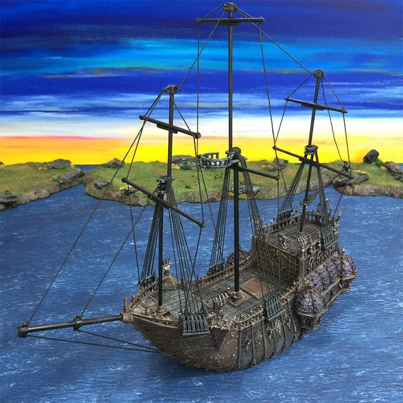 Tabletop Terrain Ship Black Ship - Pirate Ship