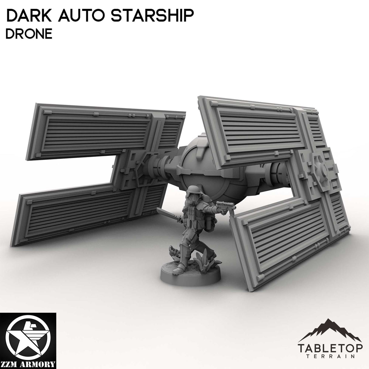 Tabletop Terrain Ship Dark Auto Starship