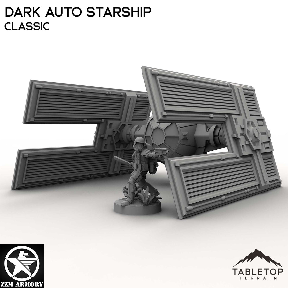 Tabletop Terrain Ship Dark Auto Starship