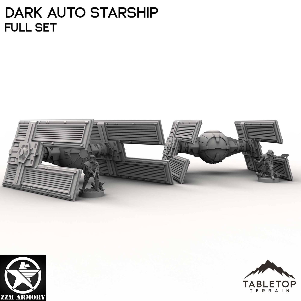 Tabletop Terrain Ship Dark Auto Starship