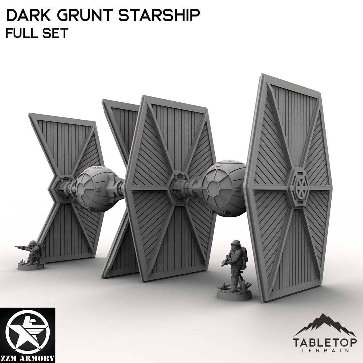 Tabletop Terrain Ship Dark Grunt Starship